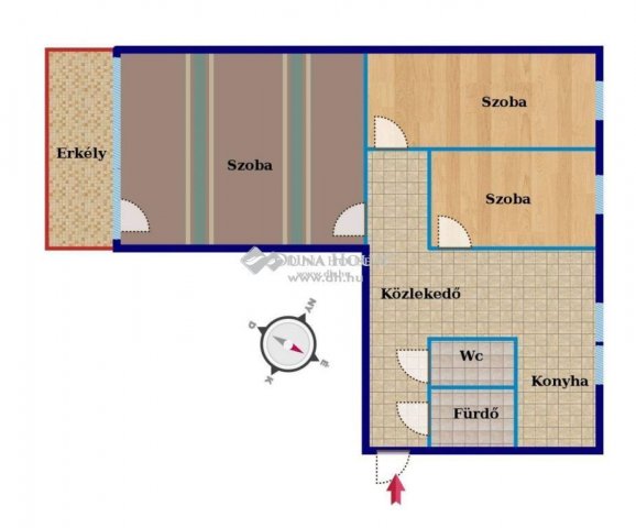 Eladó panellakás, Kecskeméten, Március 15. utcában 37 M Ft