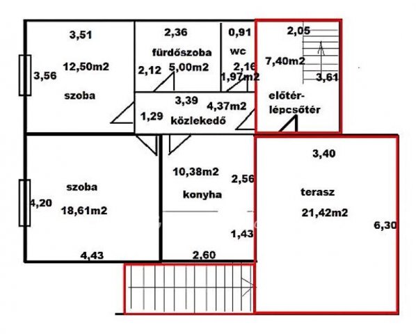 Eladó családi ház, Érden 59.9 M Ft, 4 szobás