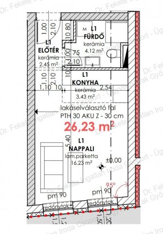 Eladó téglalakás, Győrött 29.99 M Ft, 1 szobás