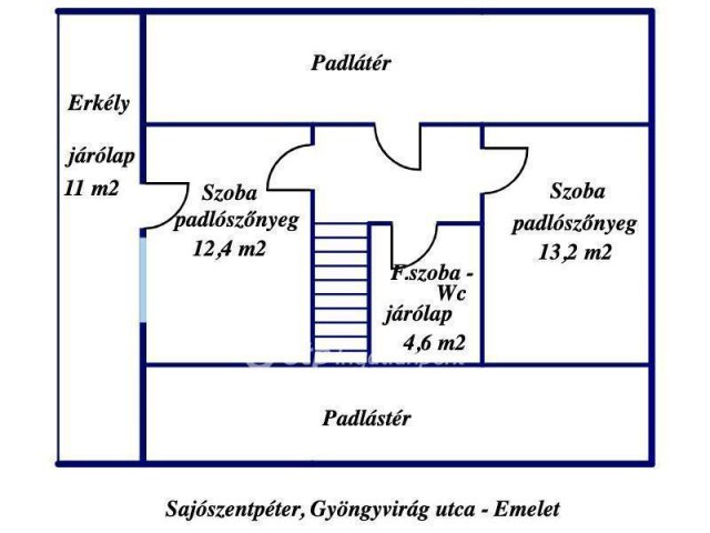 Eladó családi ház, Sajószentpéteren 45 M Ft, 4 szobás
