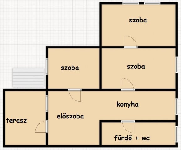 Eladó családi ház, Lajosmizsén 34.9 M Ft, 3 szobás