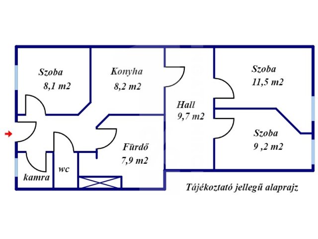 Eladó téglalakás, Pécsett, Somogyi Béla utcában 33.9 M Ft