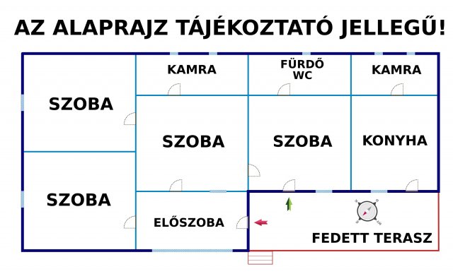 Eladó családi ház, Ceglédbercelen 35 M Ft, 4 szobás