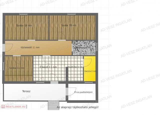 Eladó családi ház, Újhartyánon 44.9 M Ft, 2+1 szobás