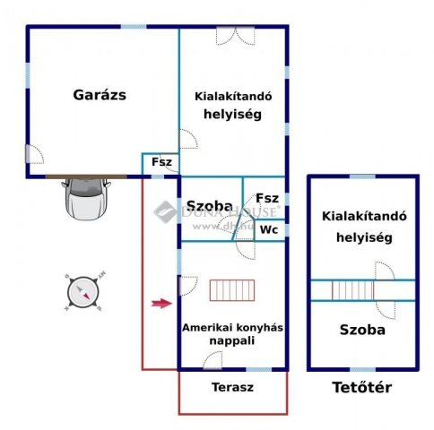 Eladó családi ház, Inárcson 62.9 M Ft, 3 szobás