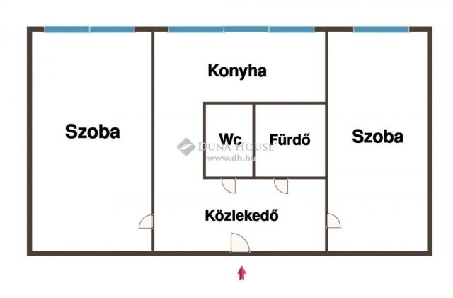 Eladó panellakás, Kecskeméten 46 M Ft, 2 szobás