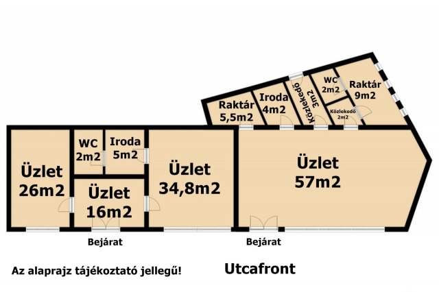 Eladó üzlethelyiség, Békéscsabán 149 M Ft, 10 szobás