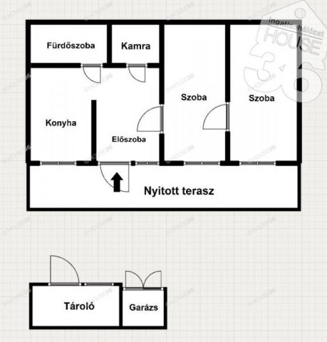 Eladó téglalakás, Kecskeméten 24.5 M Ft, 2 szobás