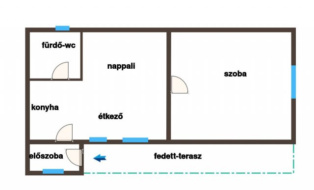 Eladó családi ház, Gyöngyössolymoson 22.9 M Ft, 2 szobás