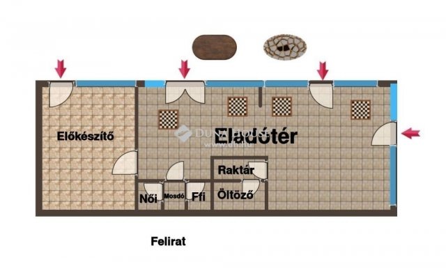 Eladó üzlethelyiség, Dorogon 69.9 M Ft / költözzbe.hu