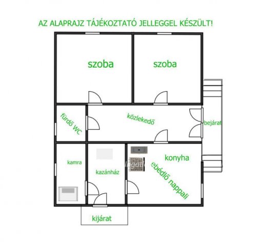 Eladó családi ház, Hajdúnánáson 27.9 M Ft, 2 szobás