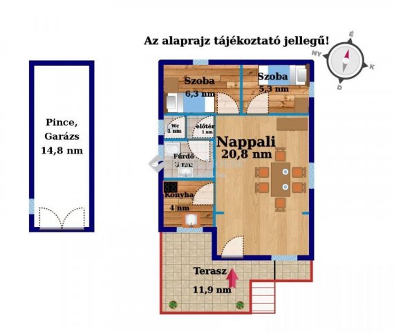 Eladó családi ház, Kiskunlacházán 34.5 M Ft