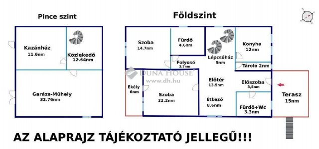 Eladó családi ház, Máriahalmon 41.5 M Ft, 2 szobás