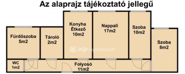 Eladó téglalakás, Kisvárdán 33.9 M Ft, 1+2 szobás