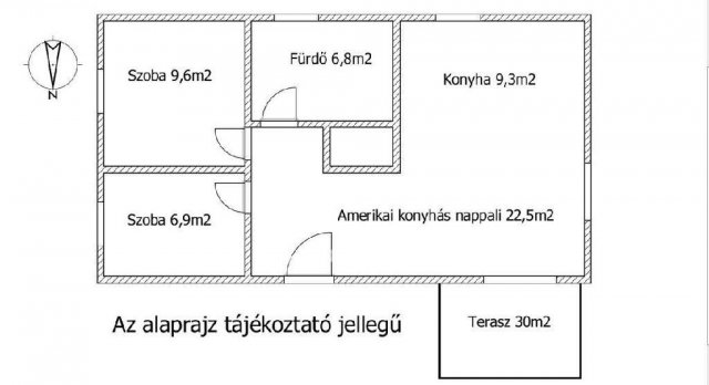 Eladó nyaraló, Szigetmonostorban 65 M Ft, 2+1 szobás