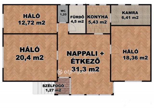 Eladó családi ház, Hortobágyon 47.9 M Ft, 3 szobás