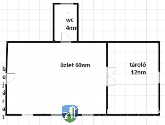 Eladó üzlethelyiség, Nagykőrösön 18.9 M Ft