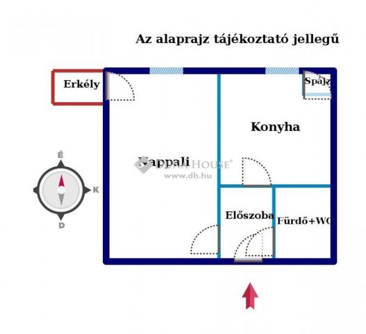 Eladó téglalakás, Nagykanizsán 20.95 M Ft, 1 szobás