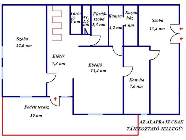 Eladó családi ház, Kunszentmártonban 24.5 M Ft, 5 szobás