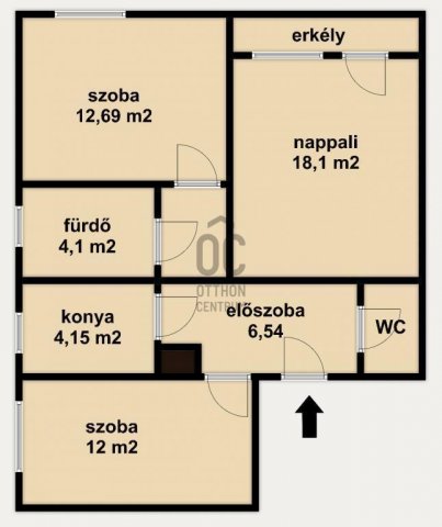 Eladó téglalakás, Budapesten, XXI. kerületben 58.9 M Ft