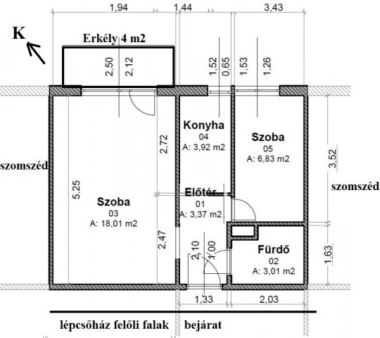 Eladó téglalakás, Budapesten, XVIII. kerületben 40.9 M Ft