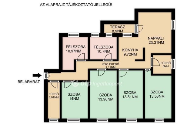 Eladó téglalakás, Budapesten, XI. kerületben 149.99 M Ft