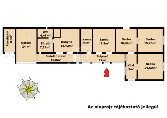 Eladó családi ház, Dányon 32.9 M Ft, 4 szobás