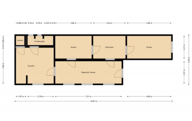 Eladó családi ház, Ecséden 18.9 M Ft, 3 szobás