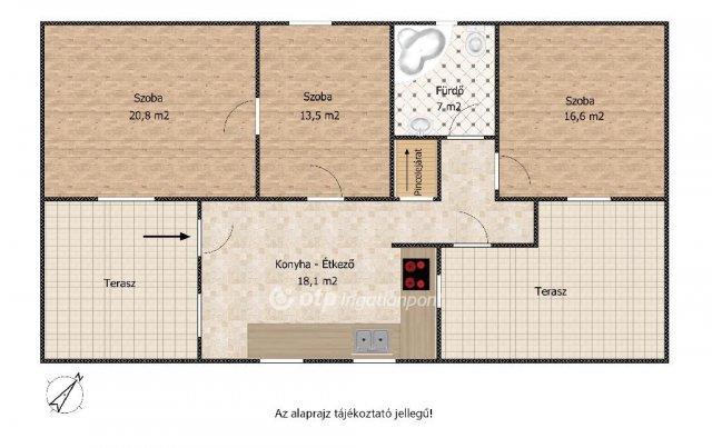 Eladó családi ház, Szigetszentmiklóson 74.99 M Ft, 3 szobás
