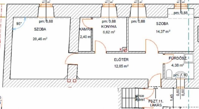 Eladó téglalakás, Szécsényen 30.5 M Ft, 2 szobás