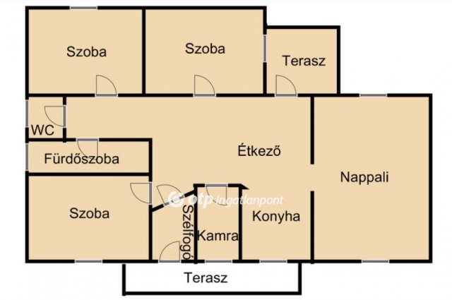 Eladó családi ház, Konyáron 22 M Ft, 3 szobás