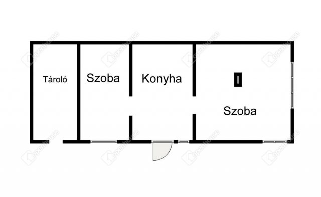 Eladó családi ház, Ónodon 4.99 M Ft, 2 szobás
