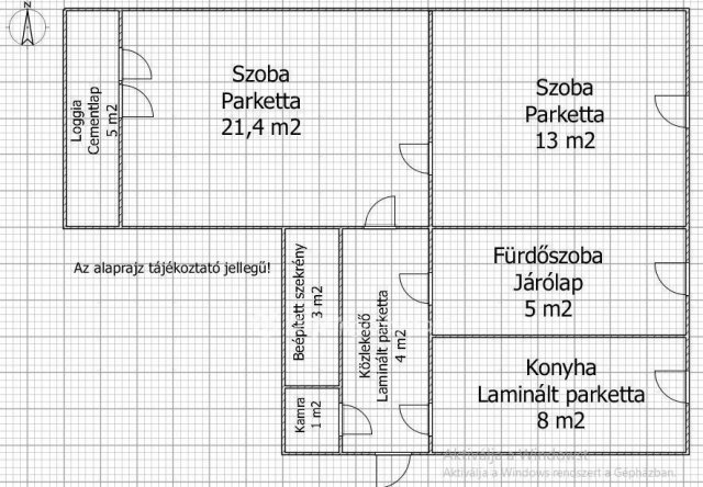 Eladó téglalakás, Salgótarjánban 13.5 M Ft, 2 szobás