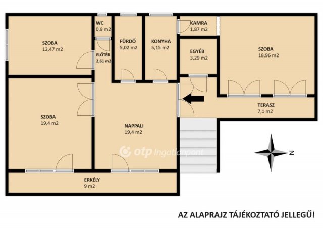 Eladó családi ház, Balatonakarattyán 75.2 M Ft, 4 szobás