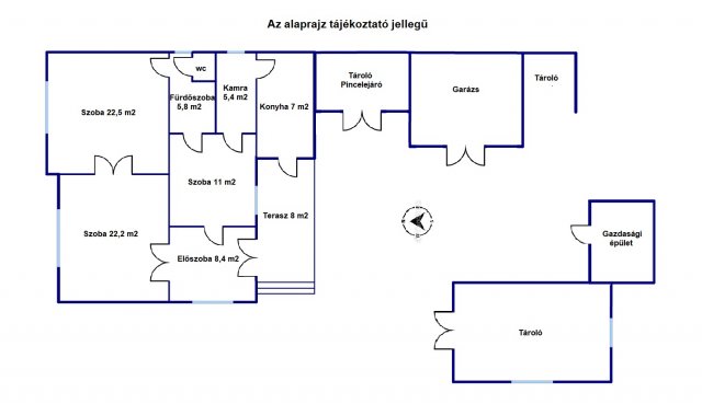 Eladó családi ház, Inárcson 55 M Ft, 3 szobás