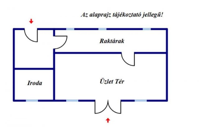 Eladó üzlethelyiség, Fábiánsebestyénben 8 M Ft