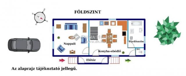 Eladó családi ház, Szigetszentmiklóson 56 M Ft, 2+2 szobás