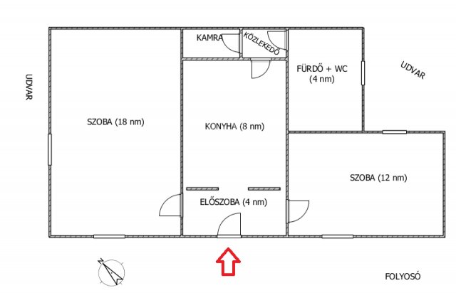 Eladó téglalakás, Budapesten, V. kerületben 89 M Ft, 2 szobás