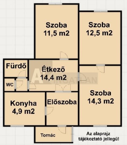 Eladó családi ház, Szegeden 39.8 M Ft, 3 szobás