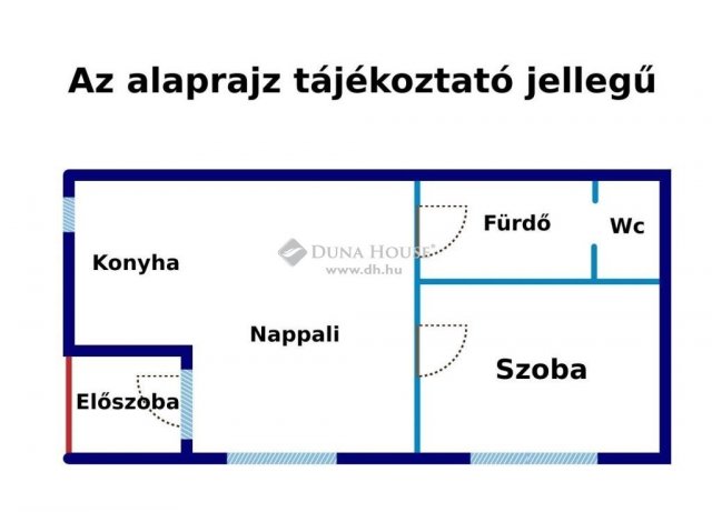 Eladó téglalakás, Budapesten, V. kerületben 54 M Ft, 2 szobás