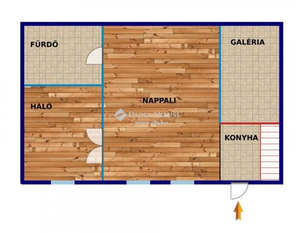 Eladó téglalakás, Budapesten, VI. kerületben 61 M Ft, 2 szobás