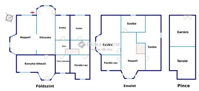 Eladó családi ház, Kecskeméten, Tusnád utcában 83.9 M Ft