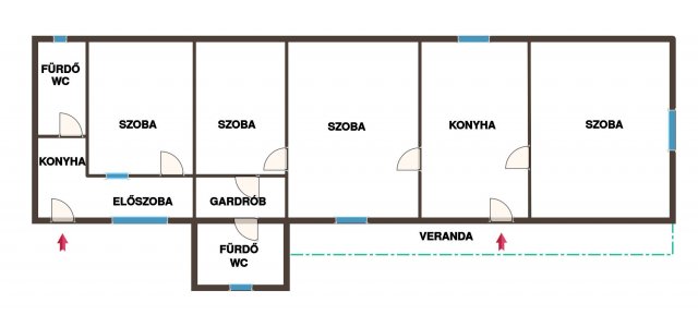 Eladó családi ház, Vecsésen 89.9 M Ft, 4 szobás
