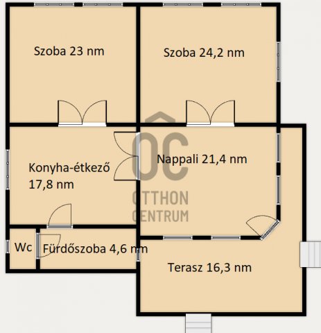 Eladó családi ház, Tápióbicskén 39.9 M Ft, 3 szobás