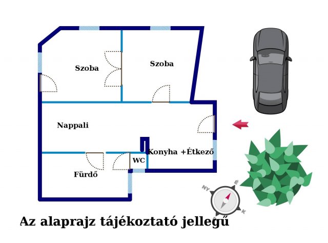 Eladó családi ház, Budapesten, XVI. kerületben 65 M Ft, 3 szobás