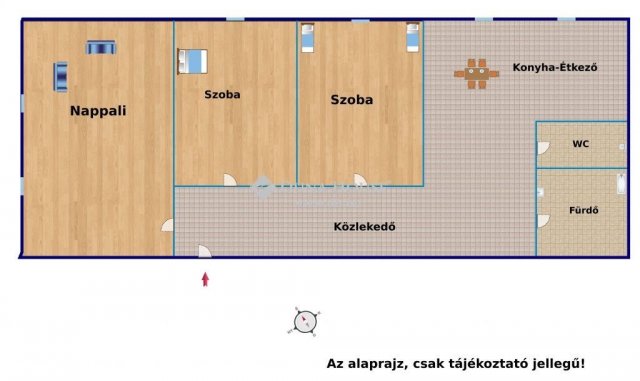 Eladó panellakás, Budapesten, IV. kerületben 61 M Ft, 1+2 szobás