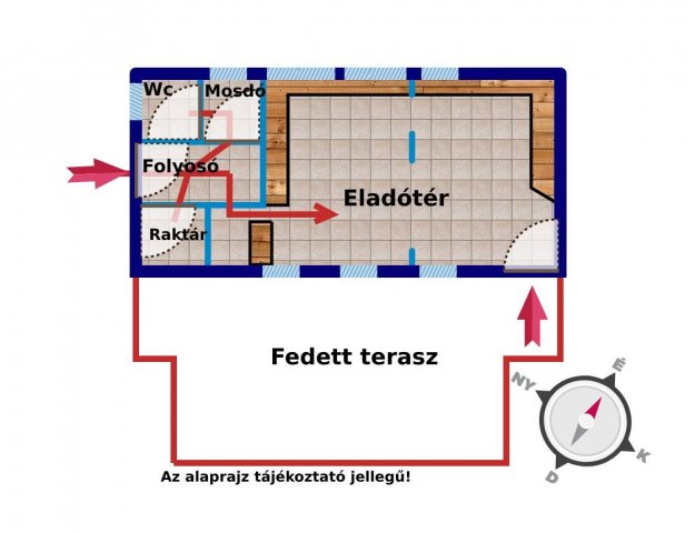 Eladó üzlethelyiség, Siófokon 45 M Ft / költözzbe.hu