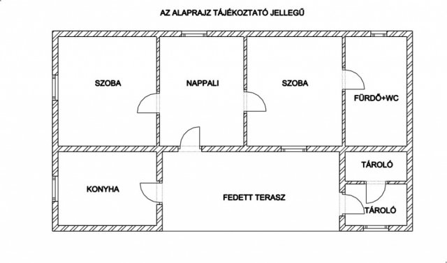 Eladó családi ház, Jászapátiban 9.9 M Ft, 3 szobás