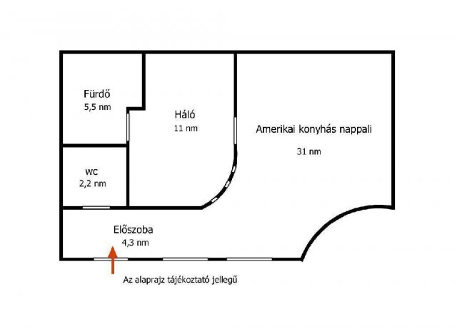 Eladó téglalakás, Budapesten, VI. kerületben 84 M Ft, 2 szobás
