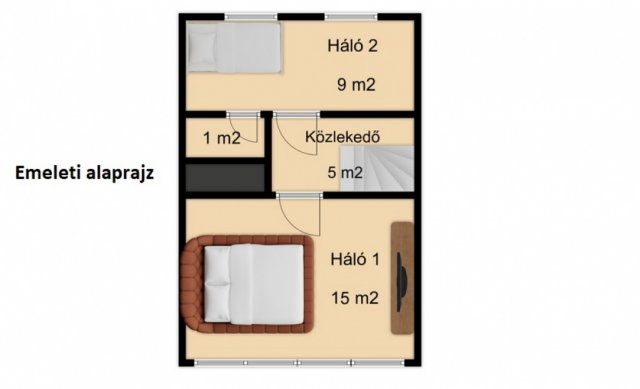 Eladó családi ház, Verőcén 54.9 M Ft, 1+1 szobás